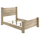 Sansome - Queen Panel Bed - Oak by HouseOfZazla