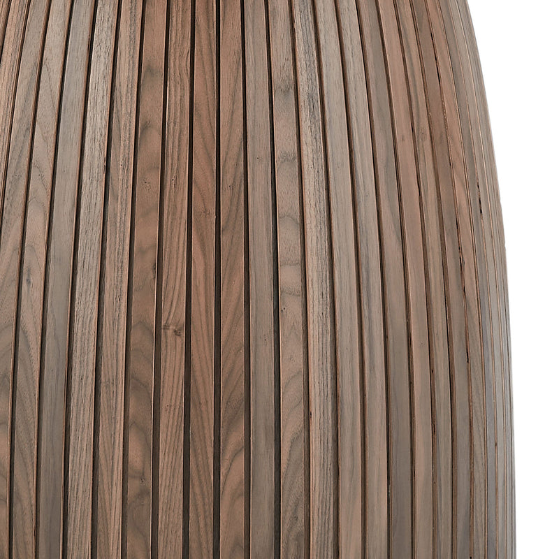 47,24 inch Dining Table for Dining Room 4-6 People Round Dinner Tables Mid-Century Modern Table with Wood Walnut