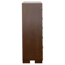 Jessica 5-drawer Bedroom Chest Cappuccino
