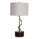 Nightstand Desk Lamp With Twisted Base - White by HouseOfZazla