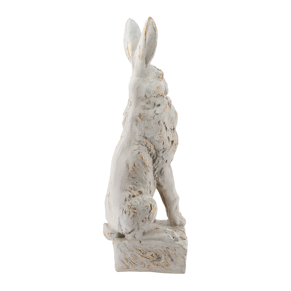 Large Magnesium Sitting Rabbit Figurine, photo 4 of 10
