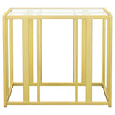 Adri 3-piece Coffee and End Table Set Matte Brass
