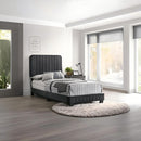 Channel Tufted Bed by Unique Piece Furniture
