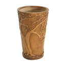 Tall Antique Bronze Tree-Embossed MGO Planter