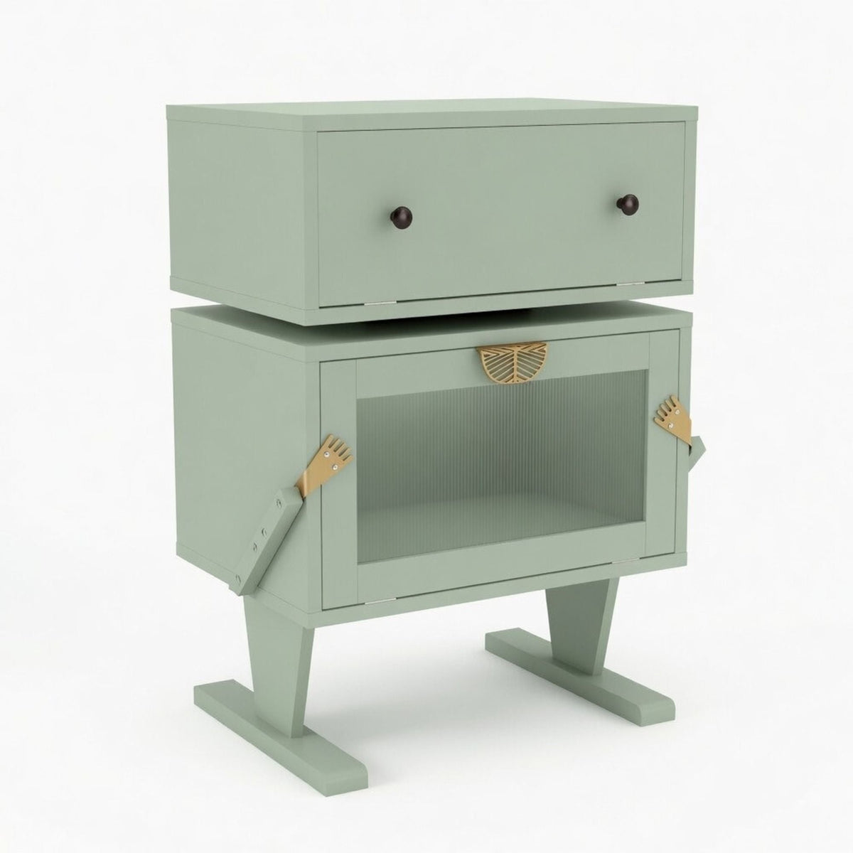Robot LED Nightstand With 360° Rotating Drawer, photo 27 of 40