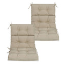 2 Piece High Back Patio Chair Cushion Set by HouseOfZazla