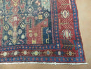 4' X 10' Antique Handmade Turkish Floral Tribal Oriental Wool Rug
