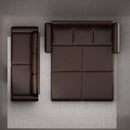 3 In 1 Convertible Sleeper Sofa With Nailhead Trim & Rolled Arm by HouseOfZazla