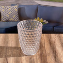 Leading Ware Diamond Cut Acrylic Glasses Drinking (Set of 4) by HouseOfZazla