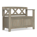 Amherst - Small Transitional Entryway Storage Bench