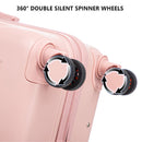 3 Pieces Set 20" / 24" / 28" Spinner Wheel Luggage With Combination Lock by HouseOfZazla