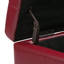 Cosmopolitan - Upholstered Storage Ottoman by Unique Piece Furniture