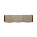 Acacia Wood Bench with 3 Seaters, Teak