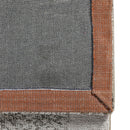 Quarry - 5' X 6.5' Abstract Area Rug - Gray / Orange by HouseOfZazla