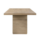 95-Inch Dining Table in Light Ash