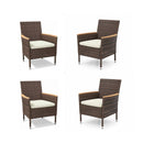 4 Piece All-Weather Patio Dining Chair Set by HouseOfZazla