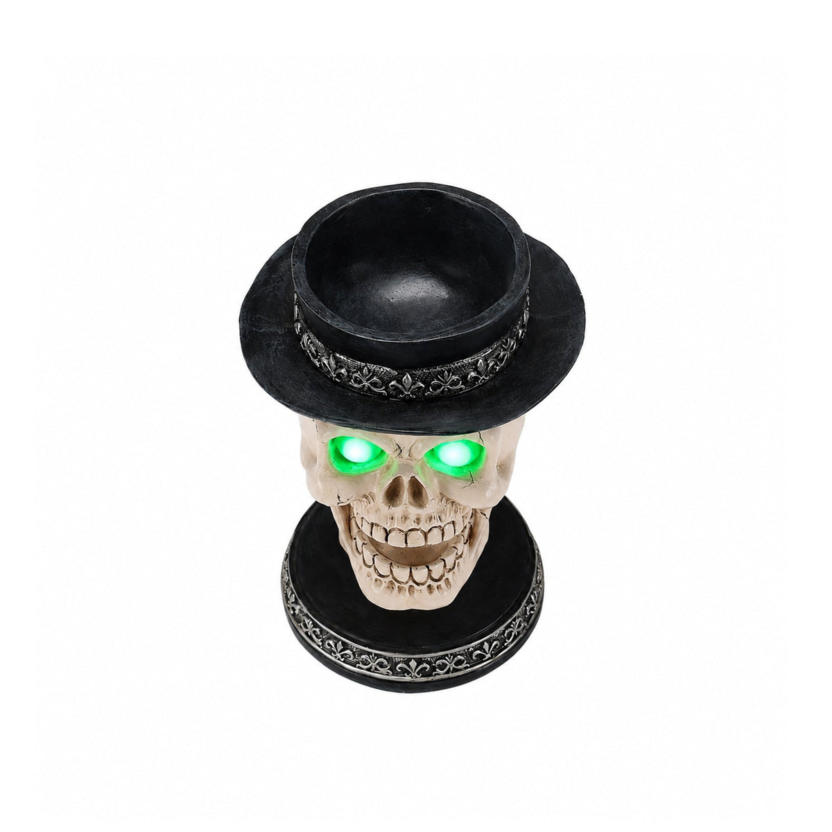 Halloween Skull Candle Holder with Glowing LED, photo 7 of 10