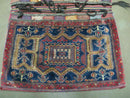 3' X 4.5' Antique Handmade Turkish Tribal Wool Rug Double Saddle Bag Nice