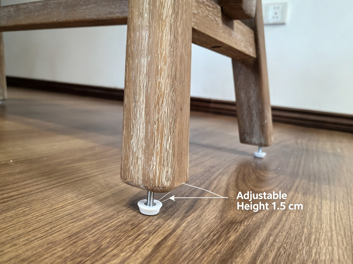 55" Farmhouse Wood Bench - Rustic Solid Wood Dining Room & Entryway Bench, photo 10 of 10