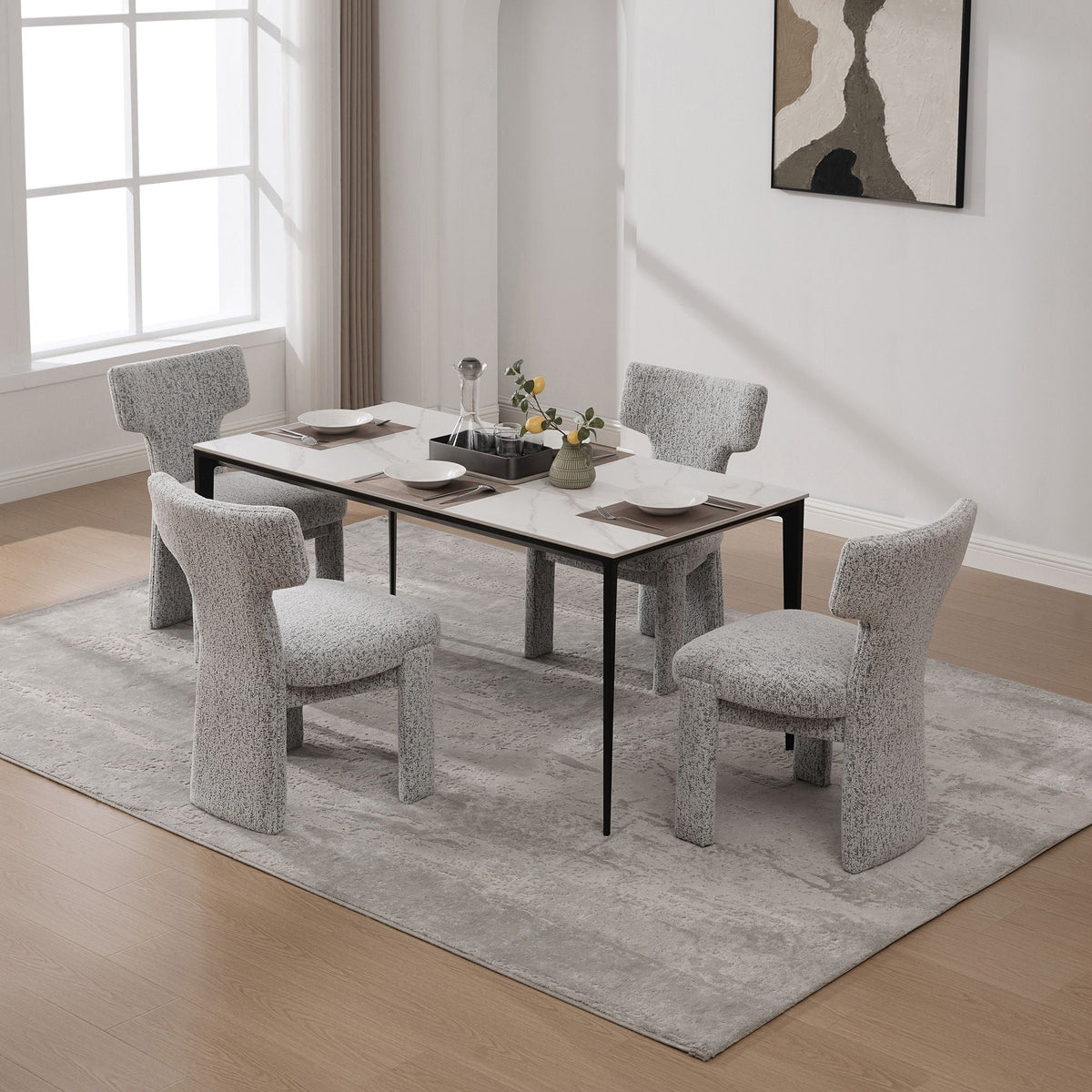 Armless Curved Back Accent Chairs, photo 33 of 40