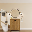 Folding Floor Cabinet With Ceramic Sink, Space Saving by Unique Piece Furniture