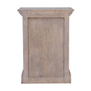 Glazed Bedside Table - Stone White by HouseOfZazla