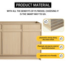 Modern Freestanding Bathroom Vanity with Soft Close Cabinet Doors