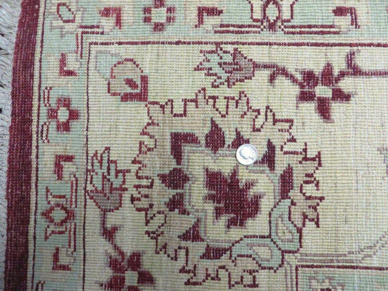 8' X 10' Vintage Fine Handmade Peshawar Agra Chobi Rug