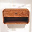 Curve Upper Slot Floating Nightstand by Unique Piece Furniture
