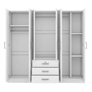 6 Doors Wardrobe Storage For Bedroom, With Big Drawers by Unique Piece Furniture