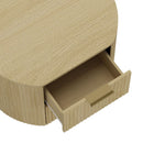 Olivia - Nightstand & 2 Drawers - Oak by HouseOfZazla