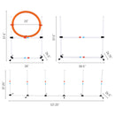 3PC Dog Agility Equipment Set, Obstacle Course Exercise for Dog