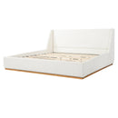Luxury Upholstered Bed with Wings by HouseOfZazla