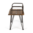 Zion Industrial Wood and Metal Chair (Set of 2)