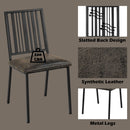 Zudora - Side Chair (Set of 2) - Synthetic Leather & Black