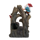 Decorative Woodland Gnome Water Fountain With LED Light - Brown by HouseOfZazla