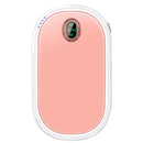 Rechargeable Hand Warmer Electric Hand Heater Portable Reusable Pocket Warmer Power Bank with Digital Display 2 Levels Double-sided Heating