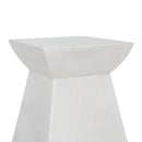 Antique-Textured Magnesium Oxide Outdoor Side Table by HouseOfZazla