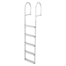 Removable Dock Ladder, 5 Steps, Aluminum Alloy Pontoon Boat Swim Ladder by HouseOfZazla
