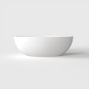 67 Inch Freestanding Solid Surface Soaking Bathtub