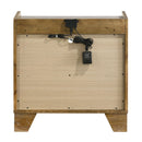 Garcia - Nightstand With LED - Light Brown by Unique Piece Furniture
