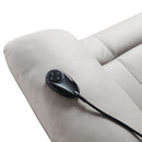 Chriki - Power Motion Recliner With Lift Heating Massage Chair - Beige by Unique Piece Furniture