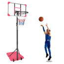 Kids Basketball Hoop Adjustable 5.6-7ft with Wheels