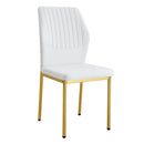 Luxury Simple Chair With Metal Leg