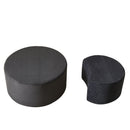 Modern Upholstered Round Coffee Table For Living Room (Set of 2) by HouseOfZazla