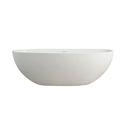 65.2" Freestanding Solid Surface Soaking Bathtub For Bathroom - Matte White by HouseOfZazla