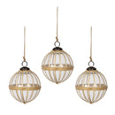 D3.9" X-Mas Hanging Ornament - Set of 3