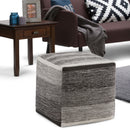 Naya - Upholstered Cube Pouf by Unique Piece Furniture