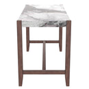 5 Piece Counter Height Dining Set With 4 Upholstered Chairs by HouseOfZazla