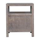 Acid Wash 2-Drawer Open Bedside Table